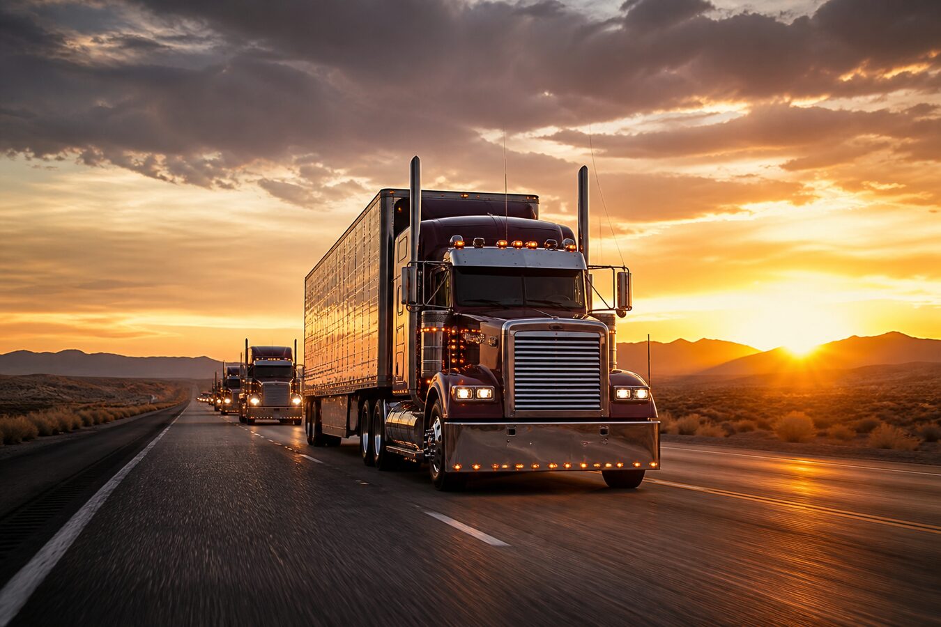Truck convoy
